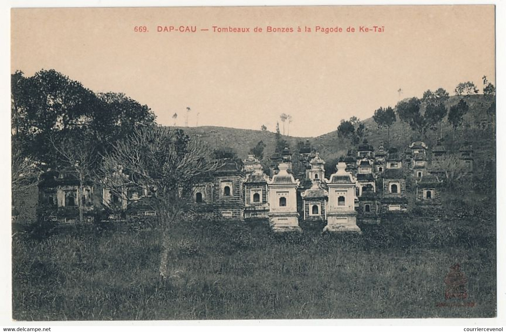 CPA - TONKIN - DAP-CAU - Tombeaux De Bonzes à La Pagode De Ke-Taï - Vietnam