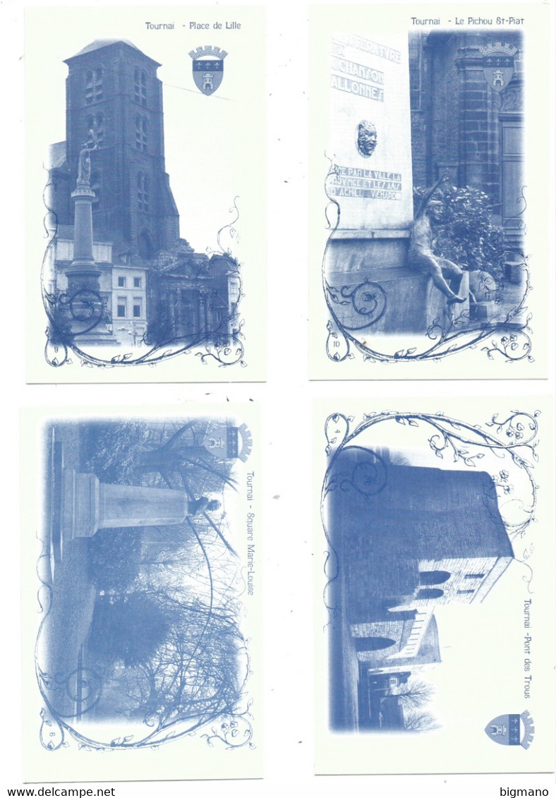 Tournai Repro Lot De 8 Cartes - Tournai