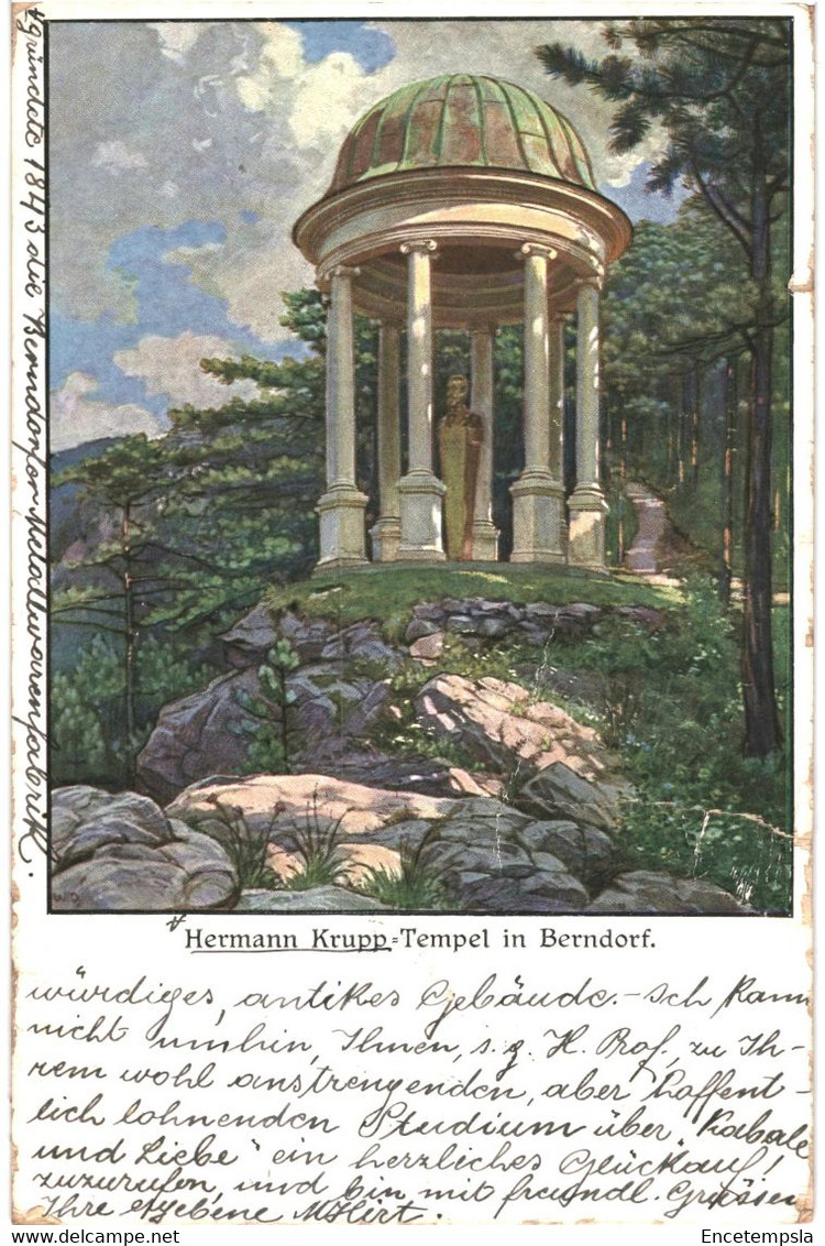 CPA-Carte Postale  Autriche Berndorf Hermann Krupp Tempel  1913  VM44641 - Berndorf