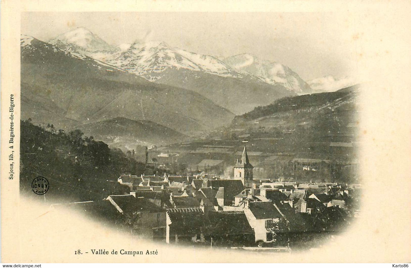 Campan * Vue Sur Le Village Et La Vallée * Asté - Campan