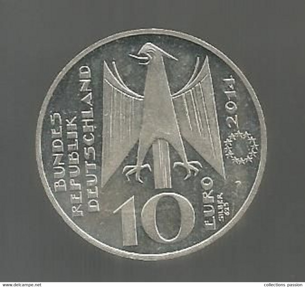 JC, Monnaie , ALLEMAGNE , 10 Euro, FAHRENHEIT SKALA, 2014 , Argent 625/1000, 2 Scans - Alemania