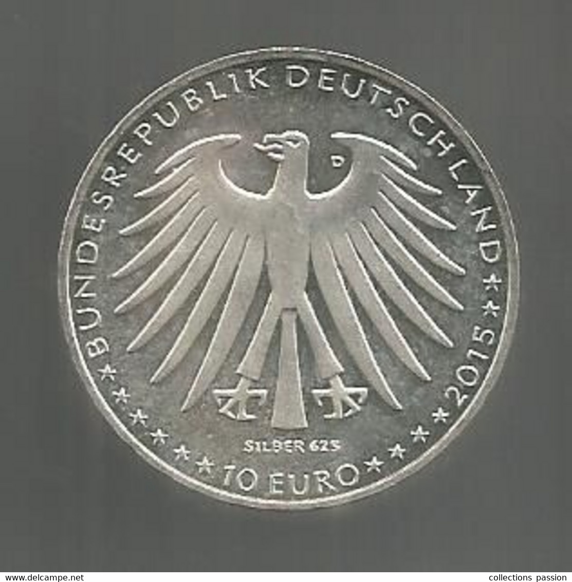 JC, Monnaie , ALLEMAGNE , 10 Euro, GRIMMS MÄRCHEN, DORNRÖSCHEN, 2015 , Argent 625/1000, 2 Scans - Germania