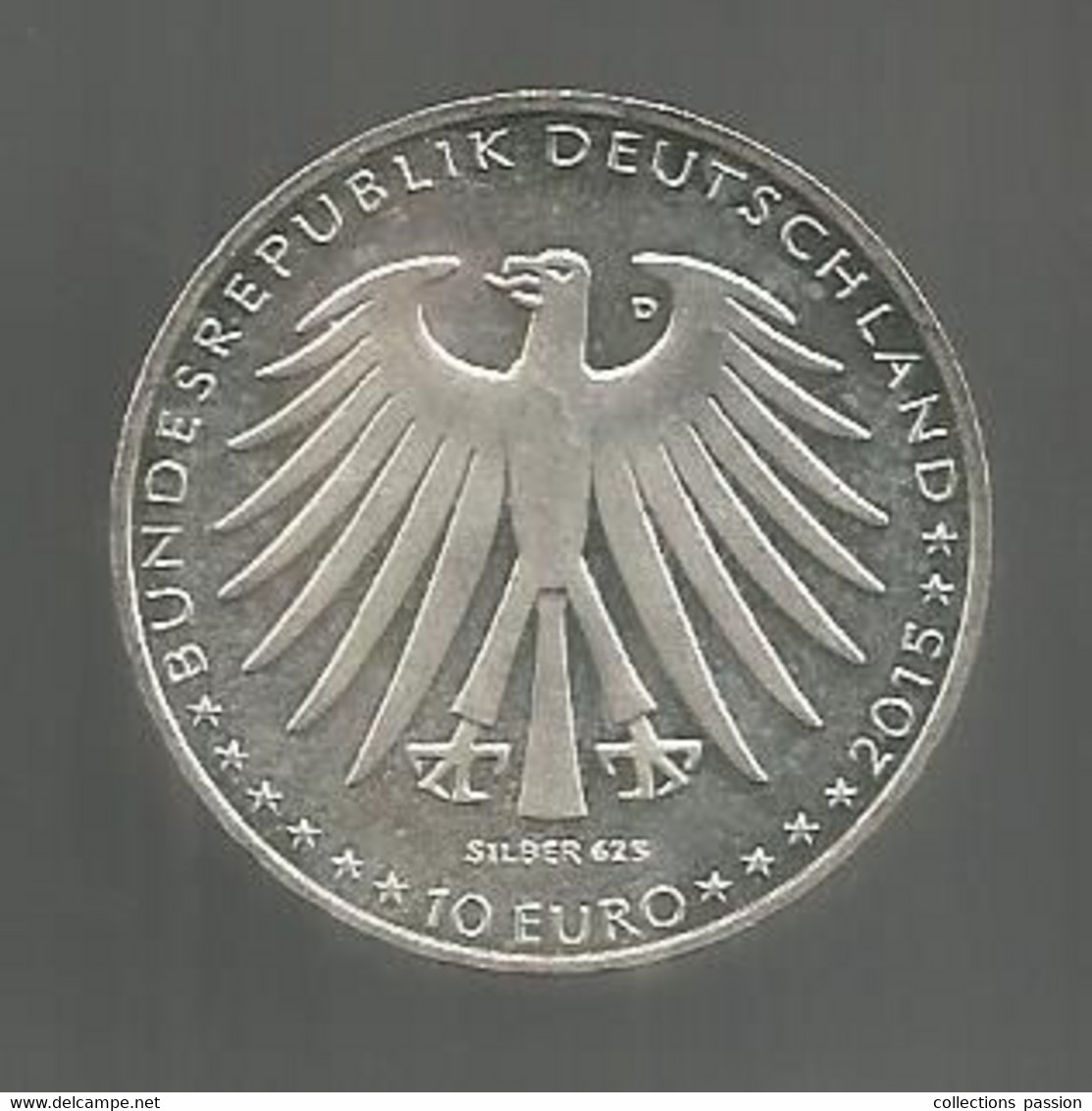 JC, Monnaie , ALLEMAGNE , 10 Euro, GRIMMS MÄRCHEN, DORNRÖSCHEN, 2015 , Argent 625/1000, 2 Scans - Allemagne