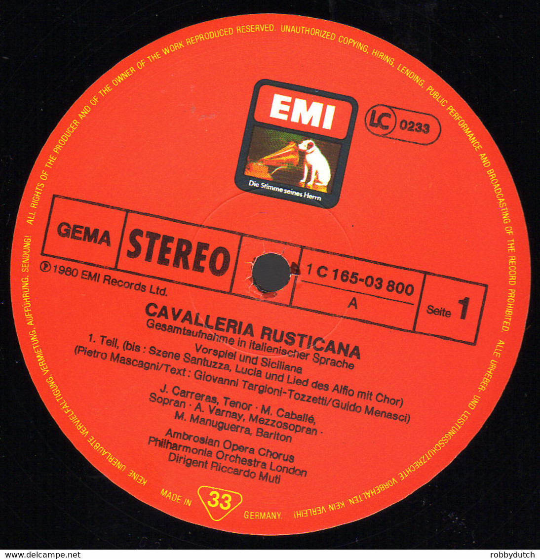 * 3LP Box *  MASCAGNI: CAVALLERIA RUSTICANA / LEONCAVALLO: I PAGLIACCI  (Germany 1980 EX!!) - Opéra & Opérette