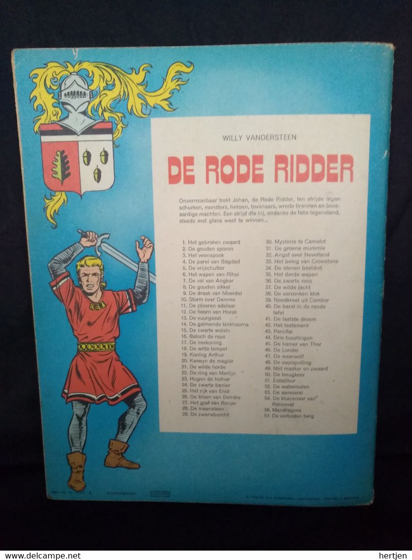 De Rode Ridder, De Verboden Berg, Strip No 57, Eerste Druk - Rode Ridder, De