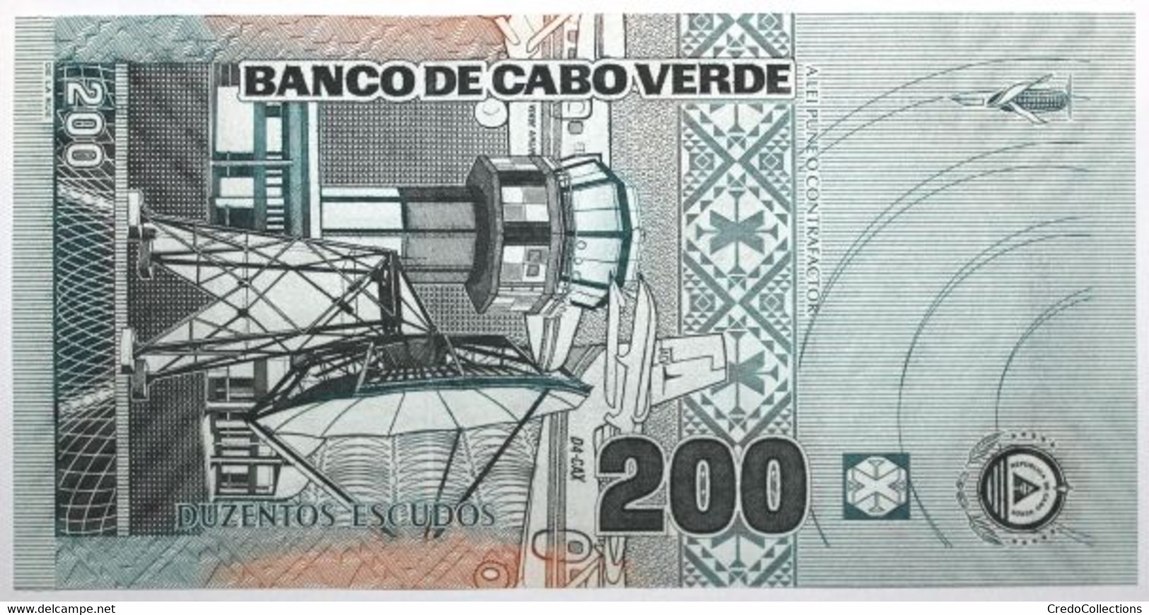 Cap-Vert - 200 Escudos - 2005 - PICK 68a - NEUF - Cape Verde