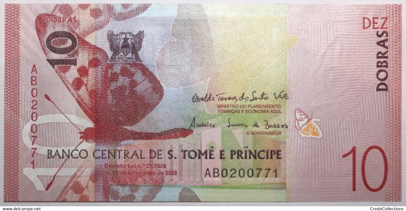 Sao Tome Et Principe - 10 Dobras - 2020 - PICK 77 - NEUF - Sao Tome And Principe