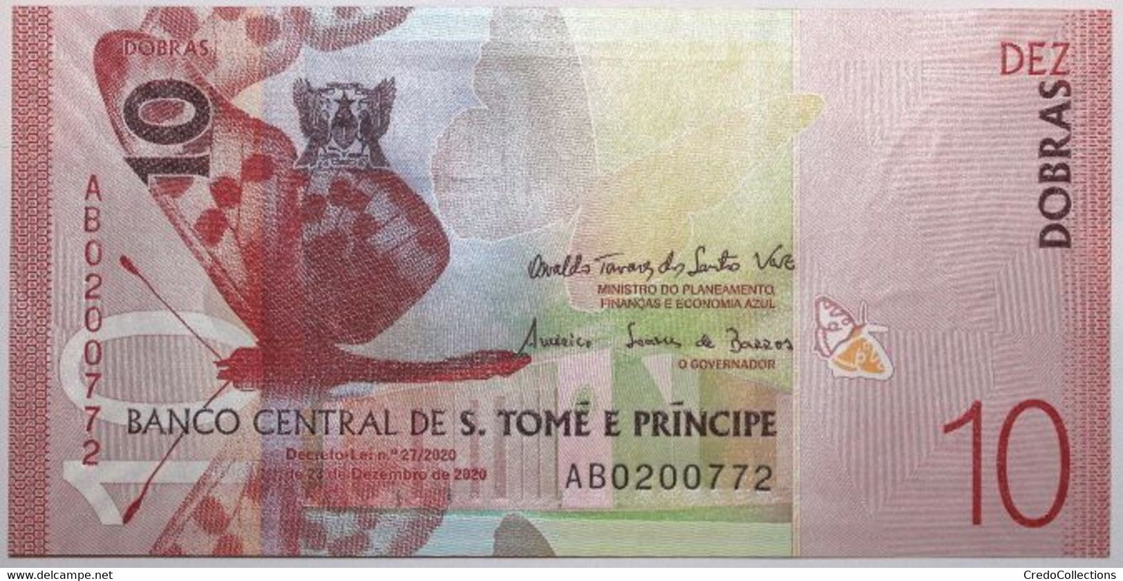 Sao Tome Et Principe - 10 Dobras - 2020 - PICK 77 - NEUF - Sao Tome And Principe