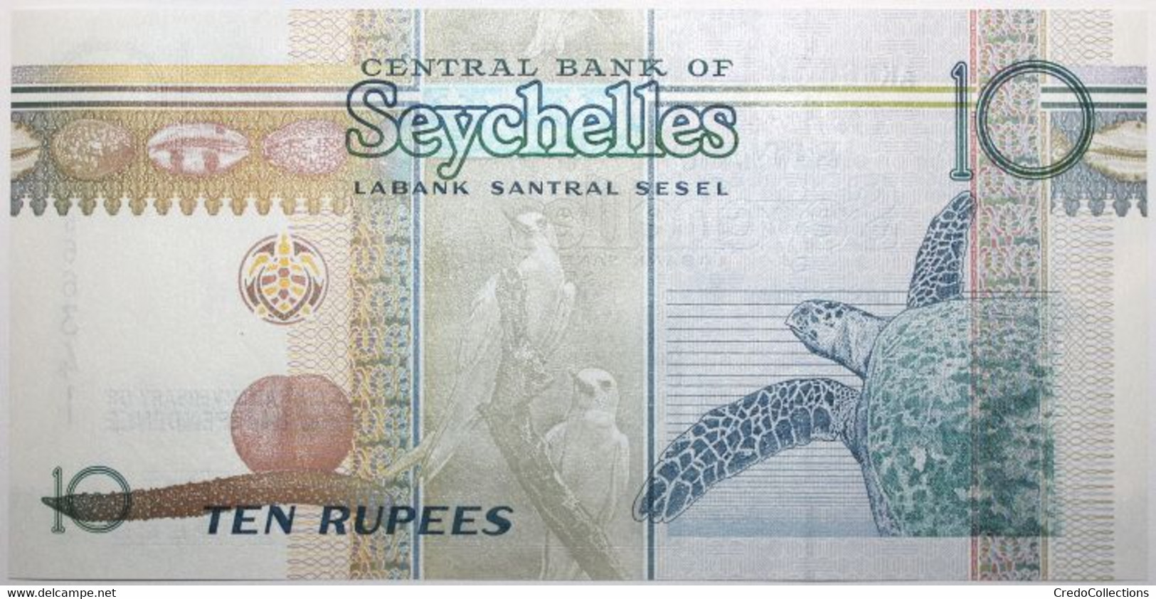 Seychelles - 10 Roupies - 2016 - PICK 52a - NEUF - Seychelles