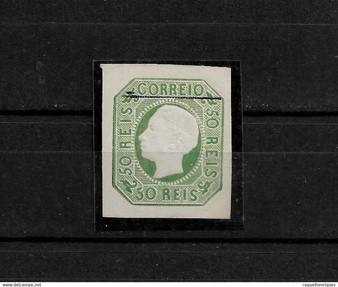 PORTUGAL - D.LUIS I REPRINT (COM TRAÇO) 1885 50 REIS MH NG (STB14-108) - Prove E Ristampe