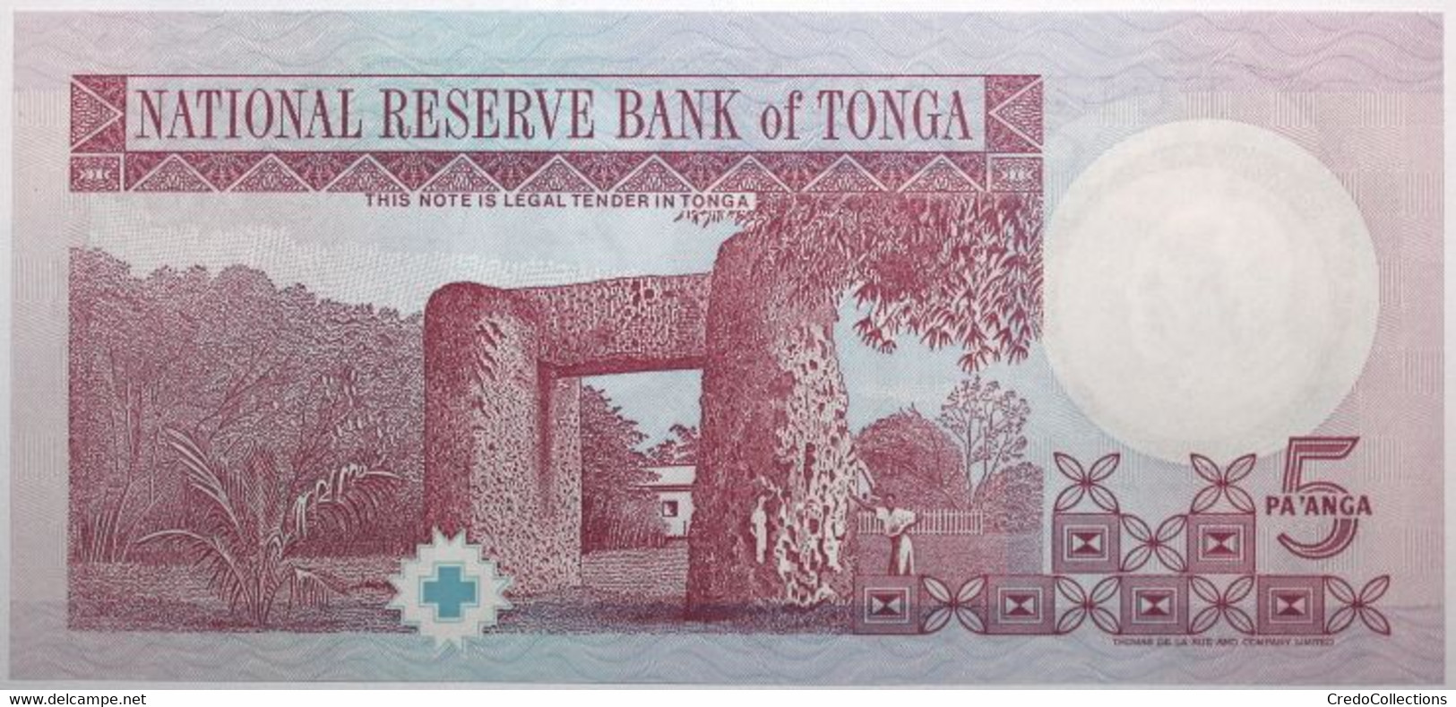 Tonga - 5 Pa'Anga - 1995 - PICK 33c - NEUF - Tonga