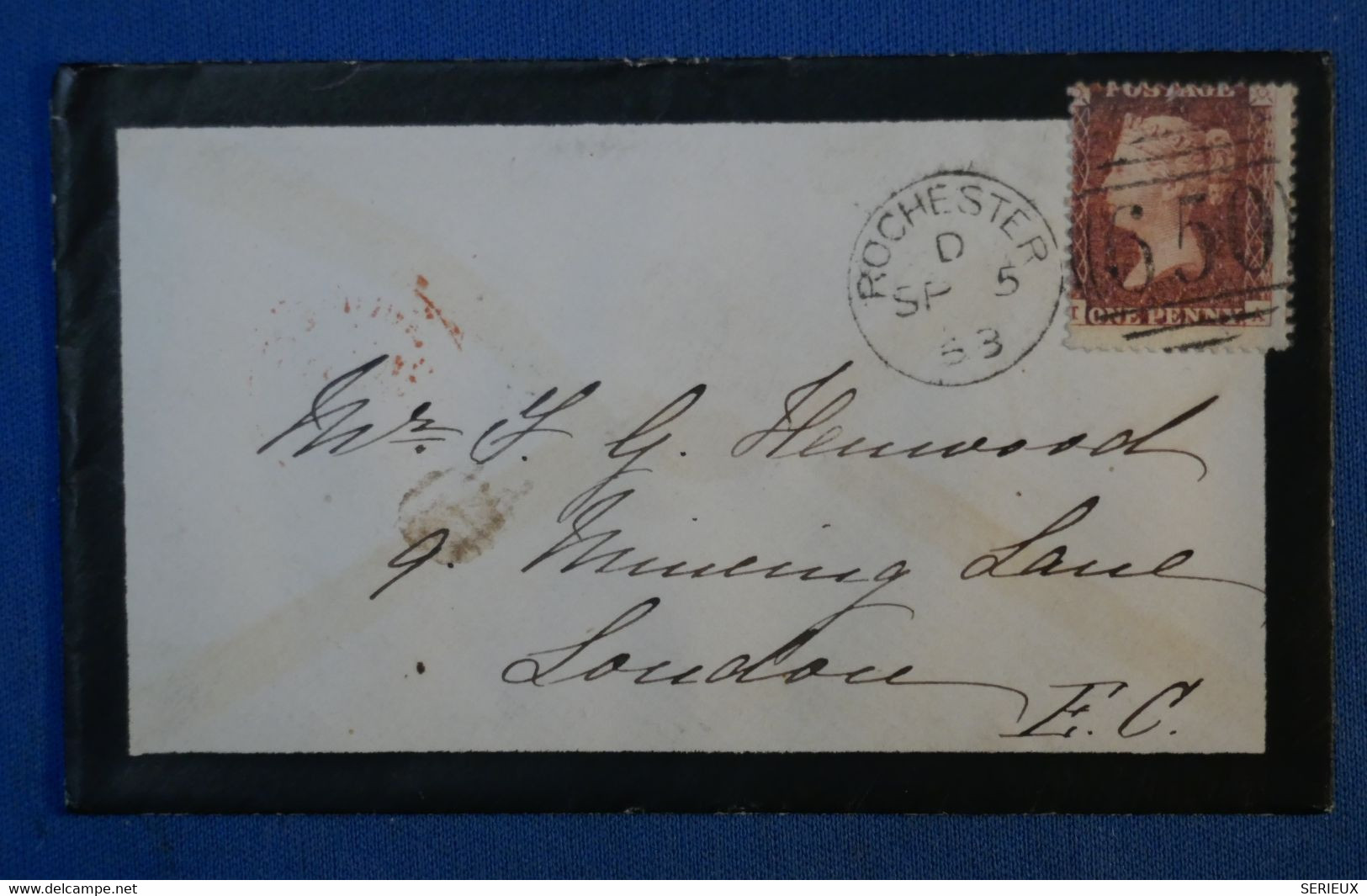 H11 GRANDE BRETAGNE BELLE LETTRE RARE 1876 LONDRES POUR SHEFFIELD+N°8 Y VOISIN+ AFFRANCHISSEMENT INTERESSANT - Brieven En Documenten