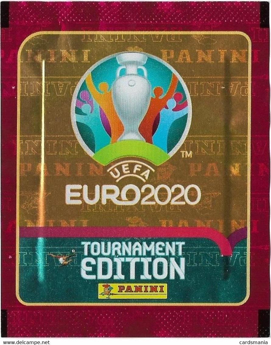 BUSTINA FIGURINE CALCIATORI PANINI EURO 2020 OMAGGIO LIDL SIGILLATA PIENA - Edizione Tedesca