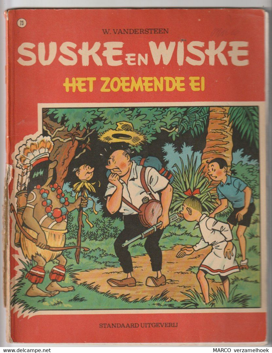 73. Suske En Wiske Het Zoemende Ei Standaard Willy Vandersteen - Suske & Wiske