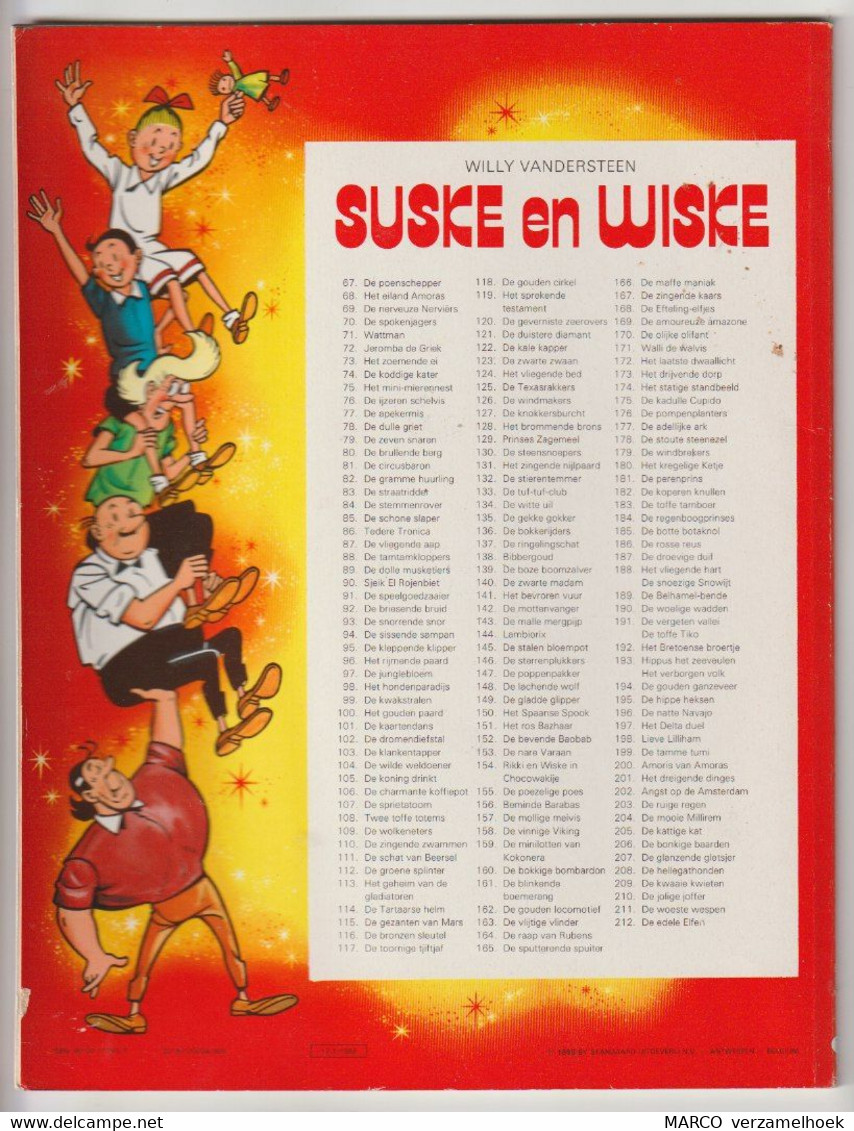 79. Suske En Wiske De Zeven Snaren Standaard Willy Vandersteen - Suske & Wiske