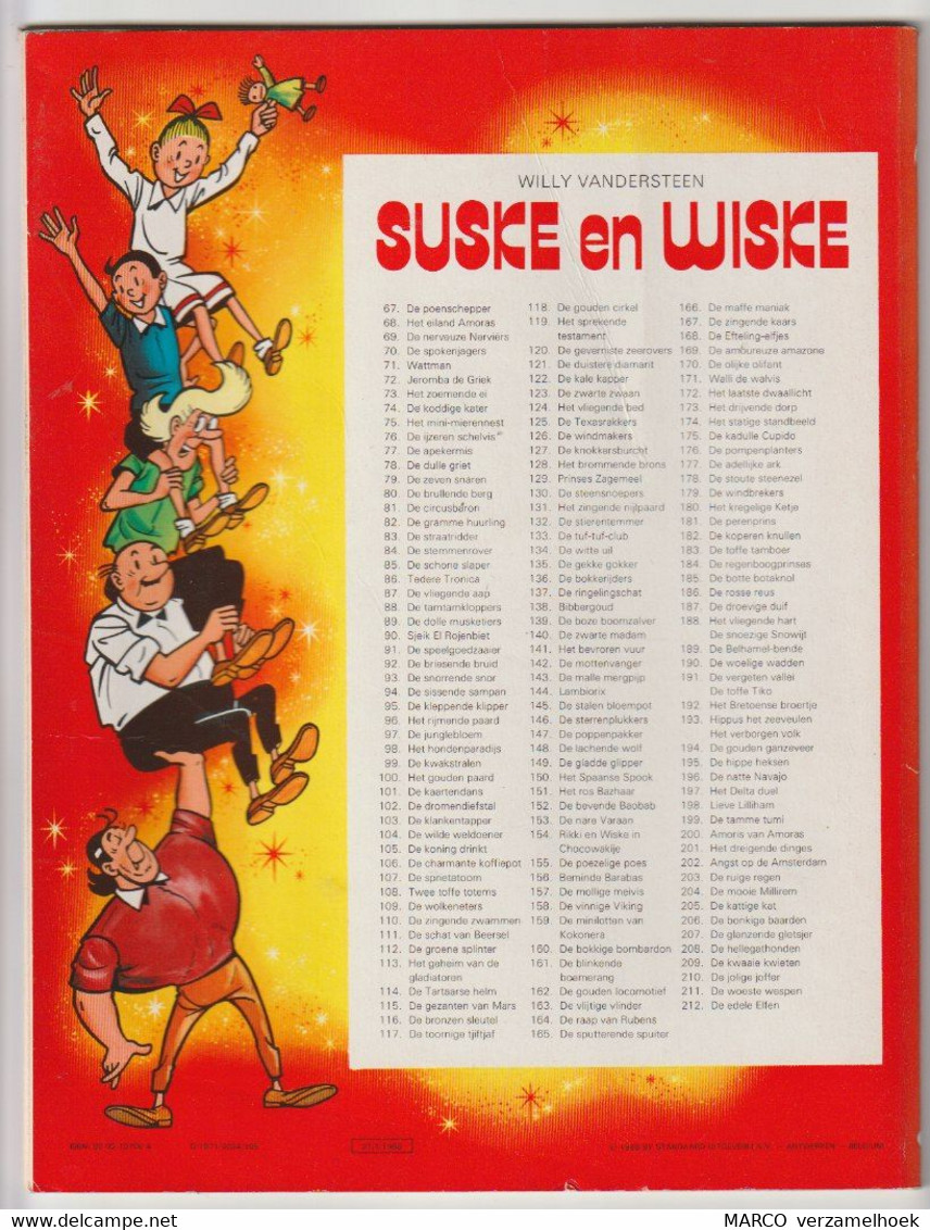 91. Suske En Wiske De Speelgoedzaaier Standaard Willy Vandersteen - Suske & Wiske