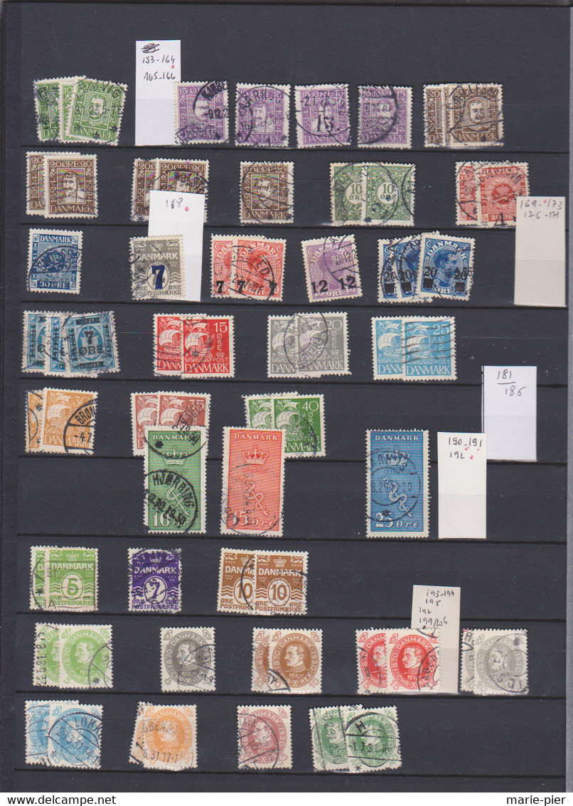 Timbres Danemark - Collections