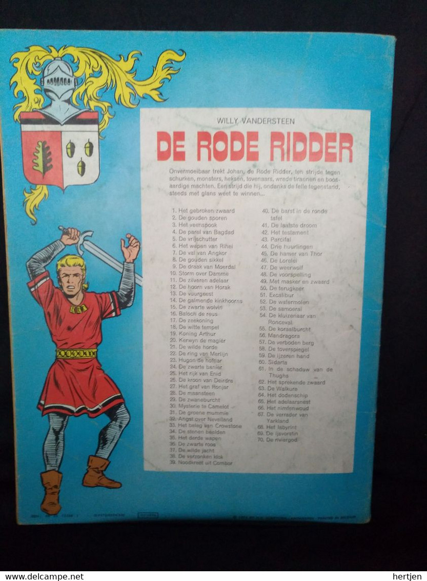 De Riviergod, De Rode Ridder, Strip No 70 - Rode Ridder, De