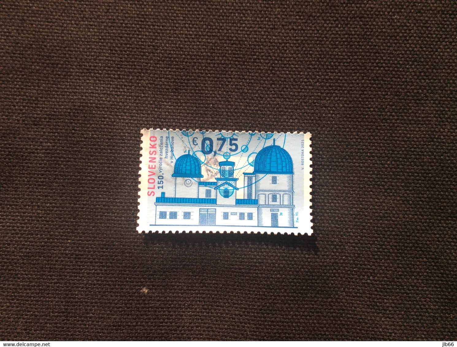 2021 Yvert 827  Oblitéré 150 Ans De L’Observatoire De Hurbanovo - Used Stamps