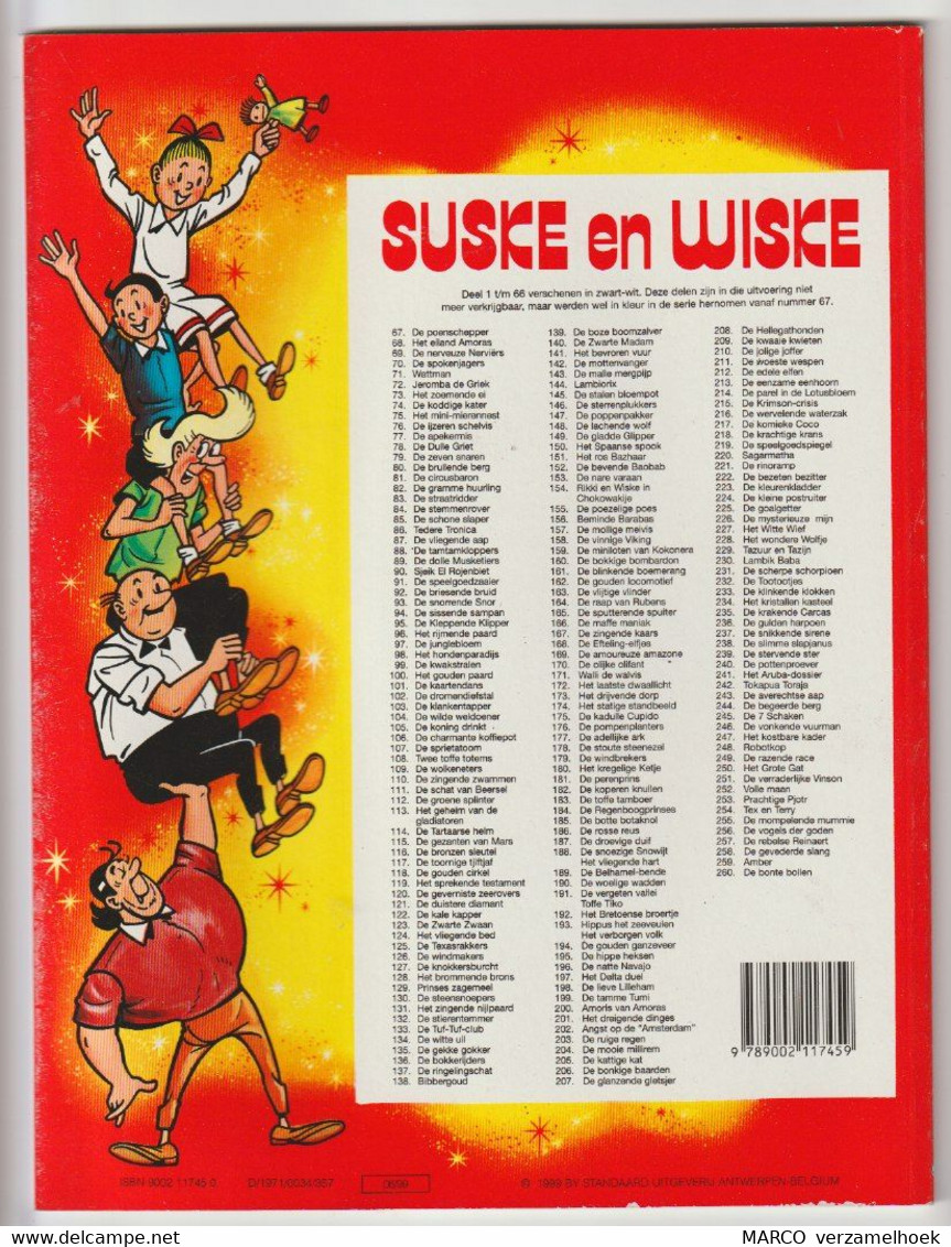 128. Suske En Wiske Het Brommende Brons Willy Vandersteen - Suske & Wiske