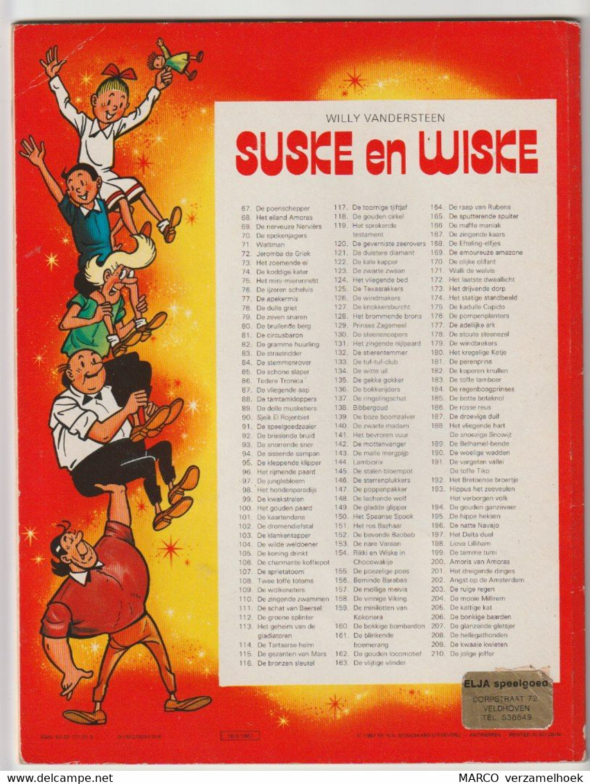 136. Suske En Wiske De Bokkerijders Willy Vandersteen - Suske & Wiske