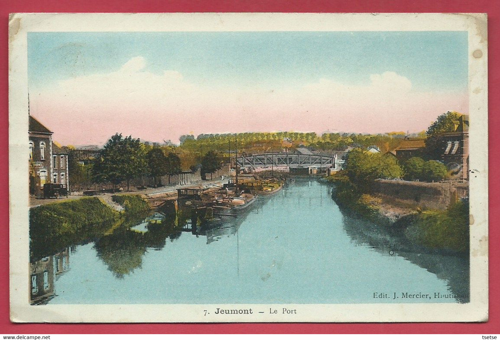 Jeumont - Le Port - Péniches  ( Voir Verso ) - Jeumont