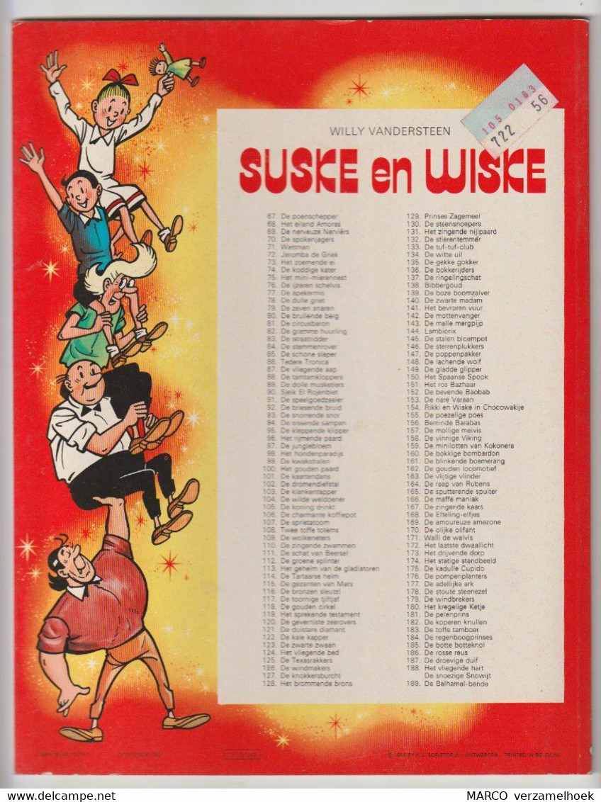 143. Suske En Wiske De Malle Mergpijp Willy Vandersteen - Suske & Wiske