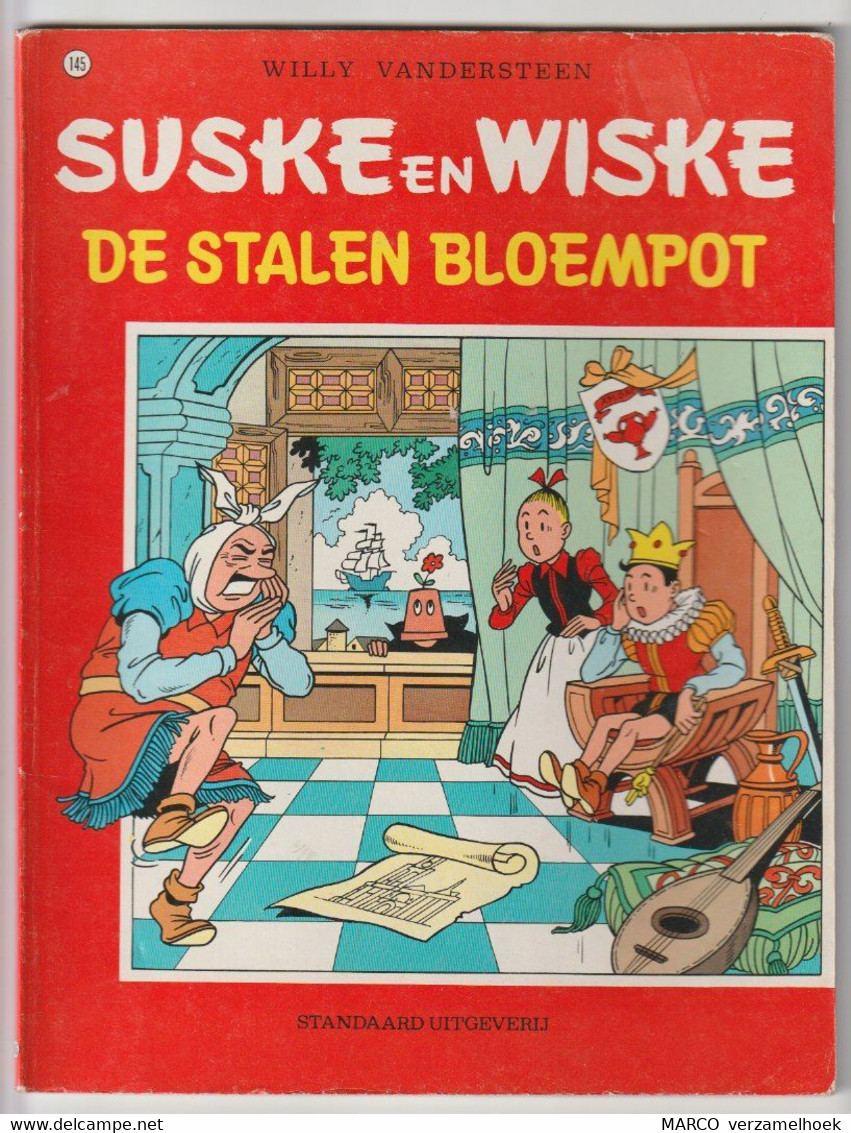 145. Suske En Wiske De Stalen Bloempot Willy Vandersteen - Suske & Wiske