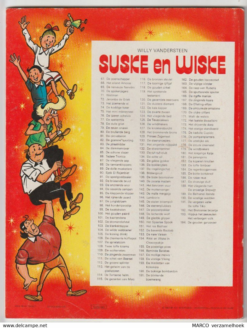 145. Suske En Wiske De Stalen Bloempot Willy Vandersteen - Suske & Wiske