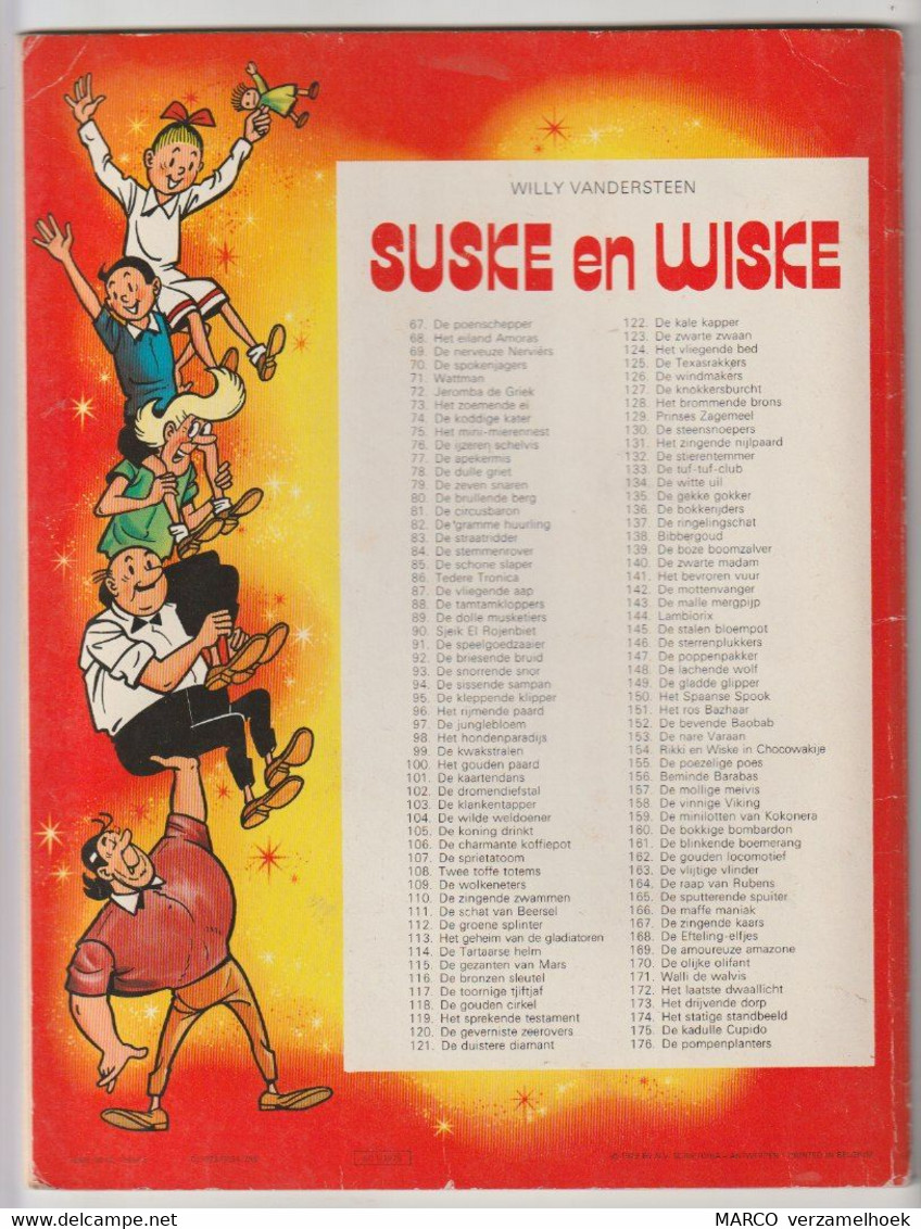 146. Suske En Wiske De Sterrenplukkers Willy Vandersteen - Suske & Wiske