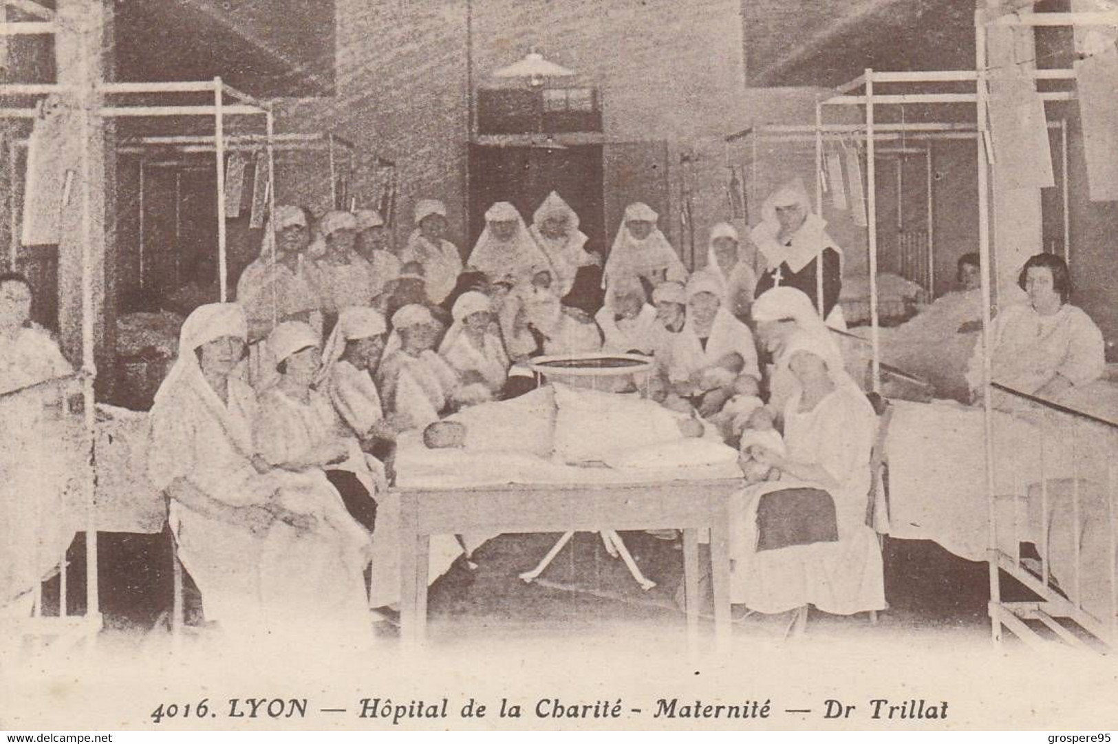 LYON HOPITAL DE LA CHARITE MATERNITE Dr TRILLAT - Sonstige & Ohne Zuordnung