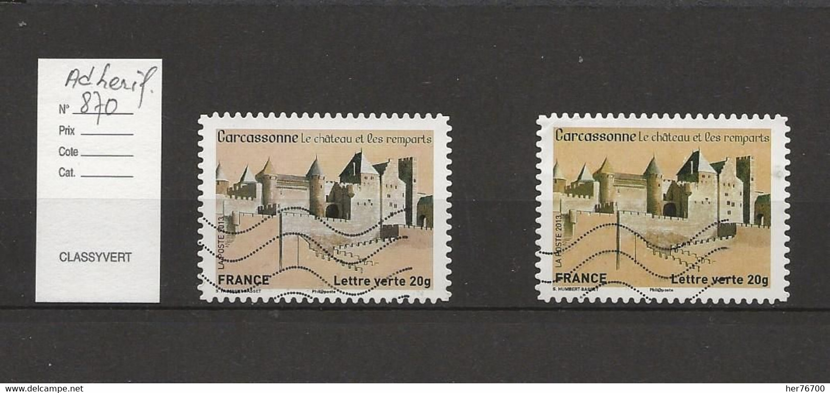 TIMBRE DE FRANCE ADHESIFS VARIETES DIVERSES - Used Stamps