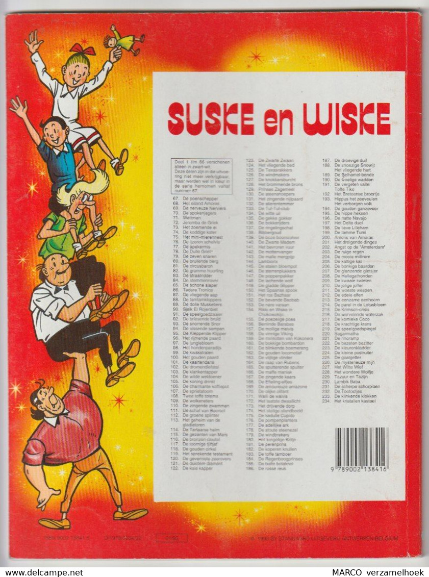 168. Suske En Wiske De Efteling-elfjes Willy Vandersteen - Suske & Wiske