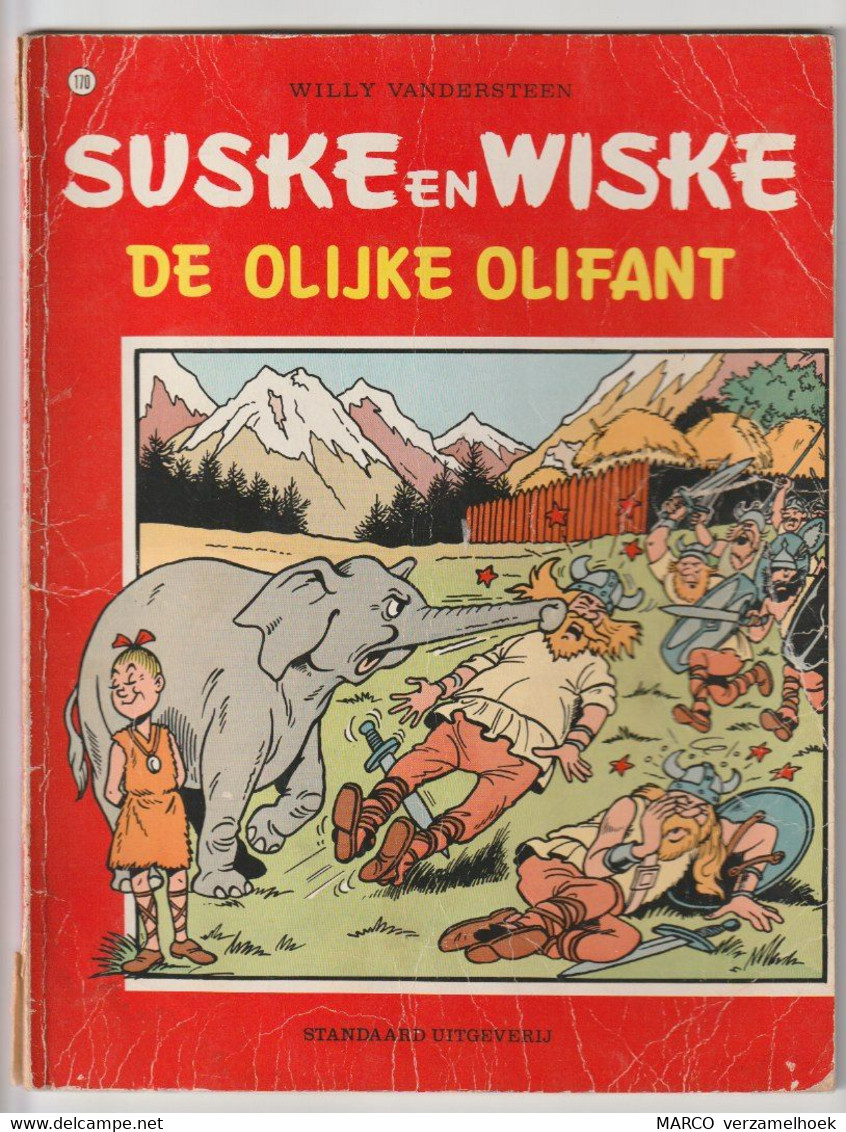 170. Suske En Wiske De Olijke Olifant Willy Vandersteen - Suske & Wiske