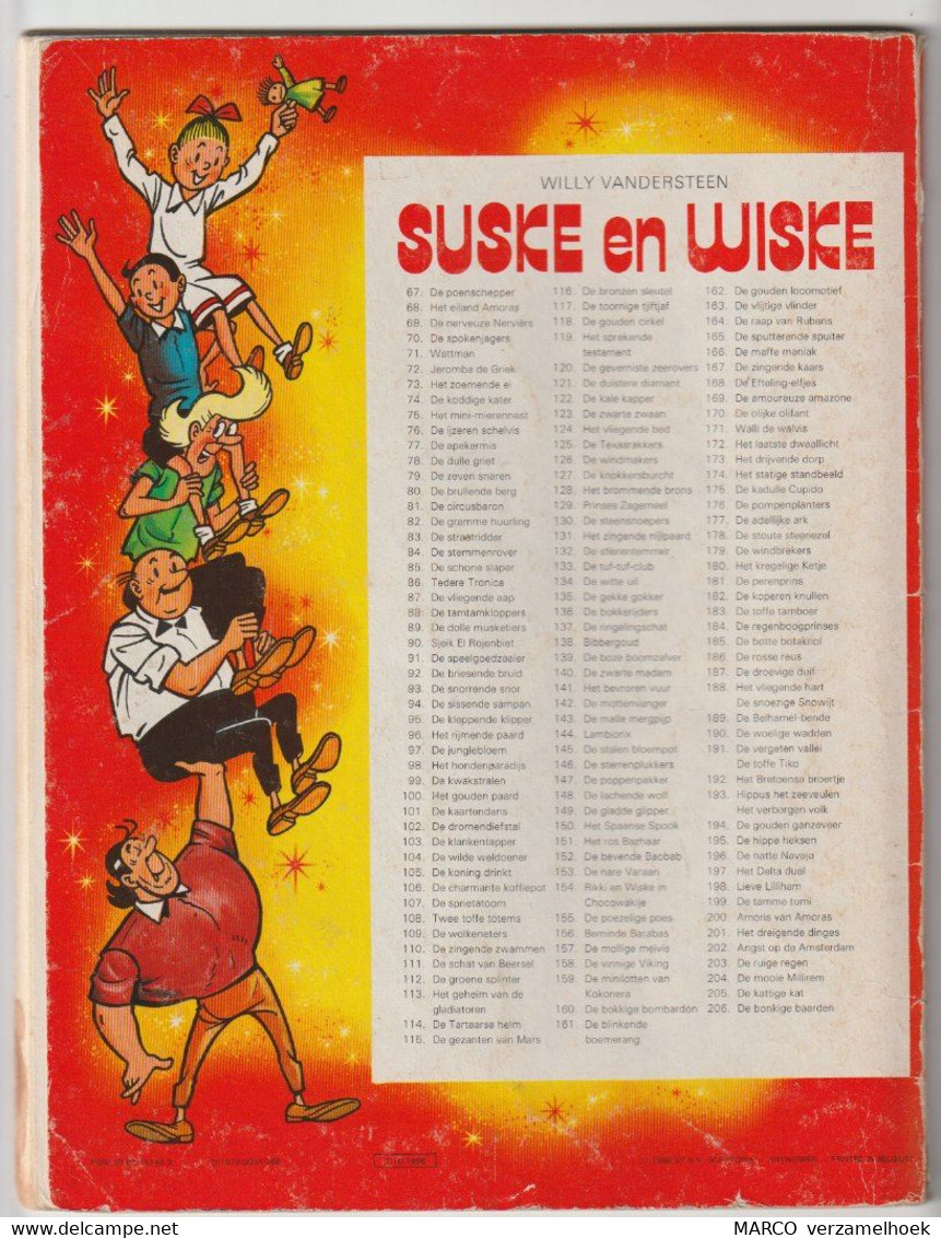 176. Suske En Wiske De Pompenplanters Willy Vandersteen - Suske & Wiske