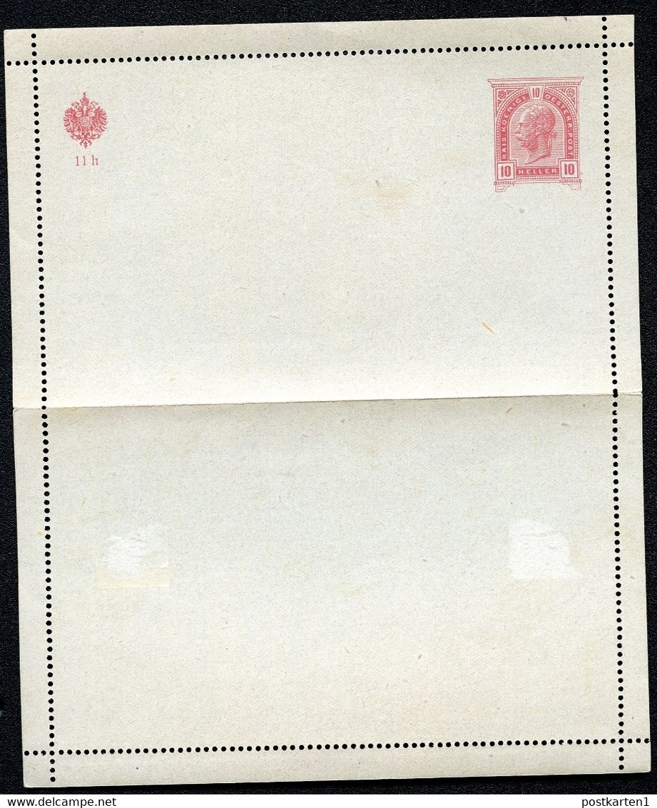 ÖSTERREICH Kartenbrief K45a Gez.K11 Postfrisch Feinst 1907 Kat. 7,00 € - Cartes-lettres
