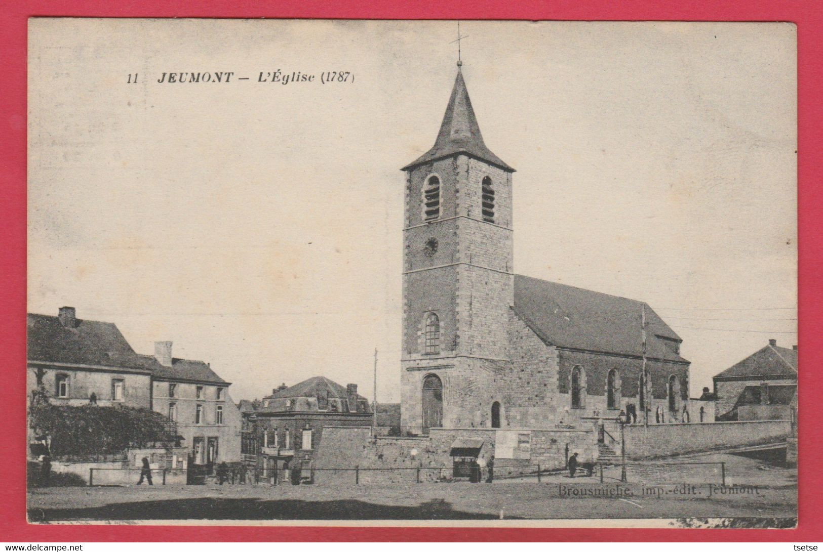 Jeumont - L'Eglise ...construite En 1787 (  Voir Verso ) - Jeumont
