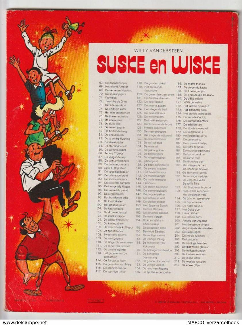 180. Suske En Wiske Het Kregelige Ketje Willy Vandersteen - Suske & Wiske