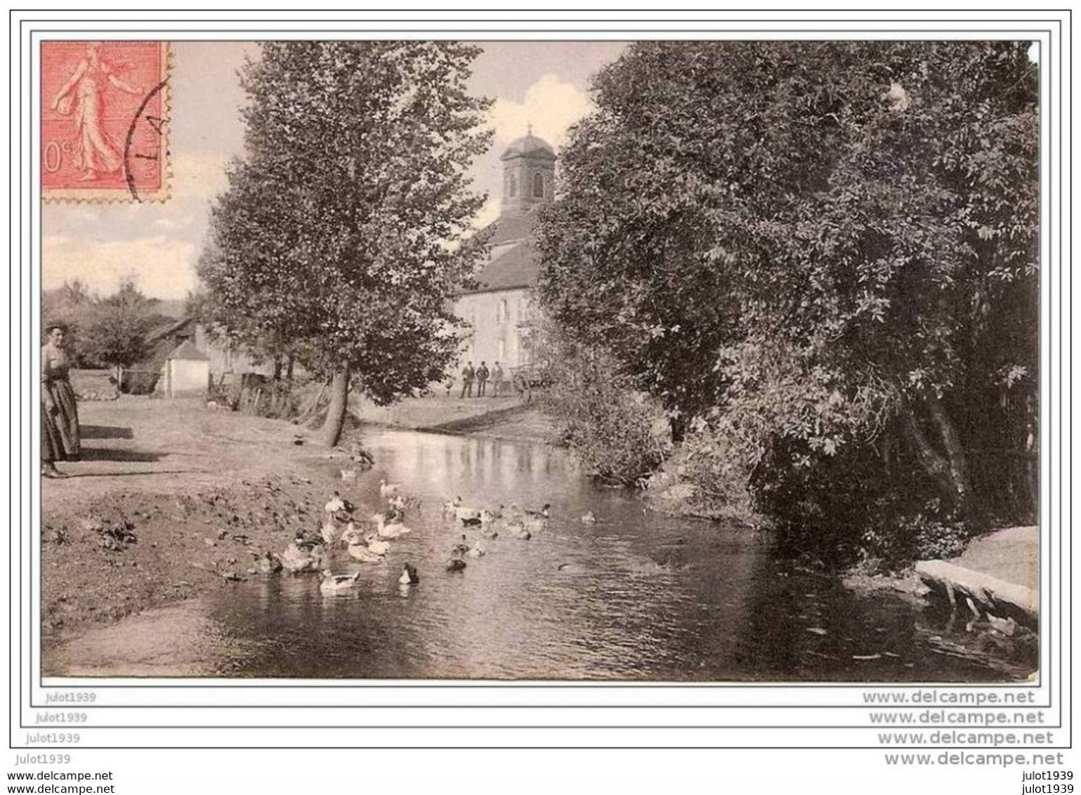 SIGNEULX ..-- MUSSON ..-- Paysage .  Vers PARIS ( Mme GREVISSE ) . Voir Verso .  Un Peu Abimée En Haut à Droite . - Musson