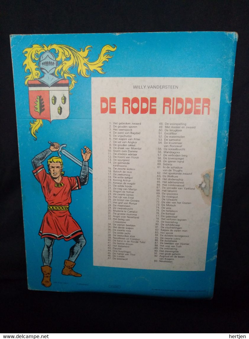 De Ster Van Het Oosten, De Rode Ridder Nr. 72, Uitgave 1980 - Rode Ridder, De