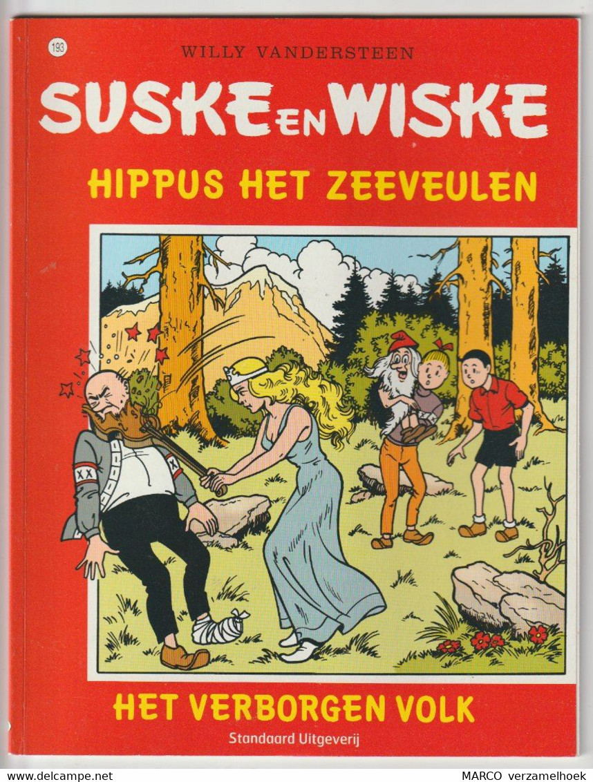 193. Suske En Wiske Hippus Het Zeeveulen - Het Verborgen Volk Willy Vandersteen - Suske & Wiske