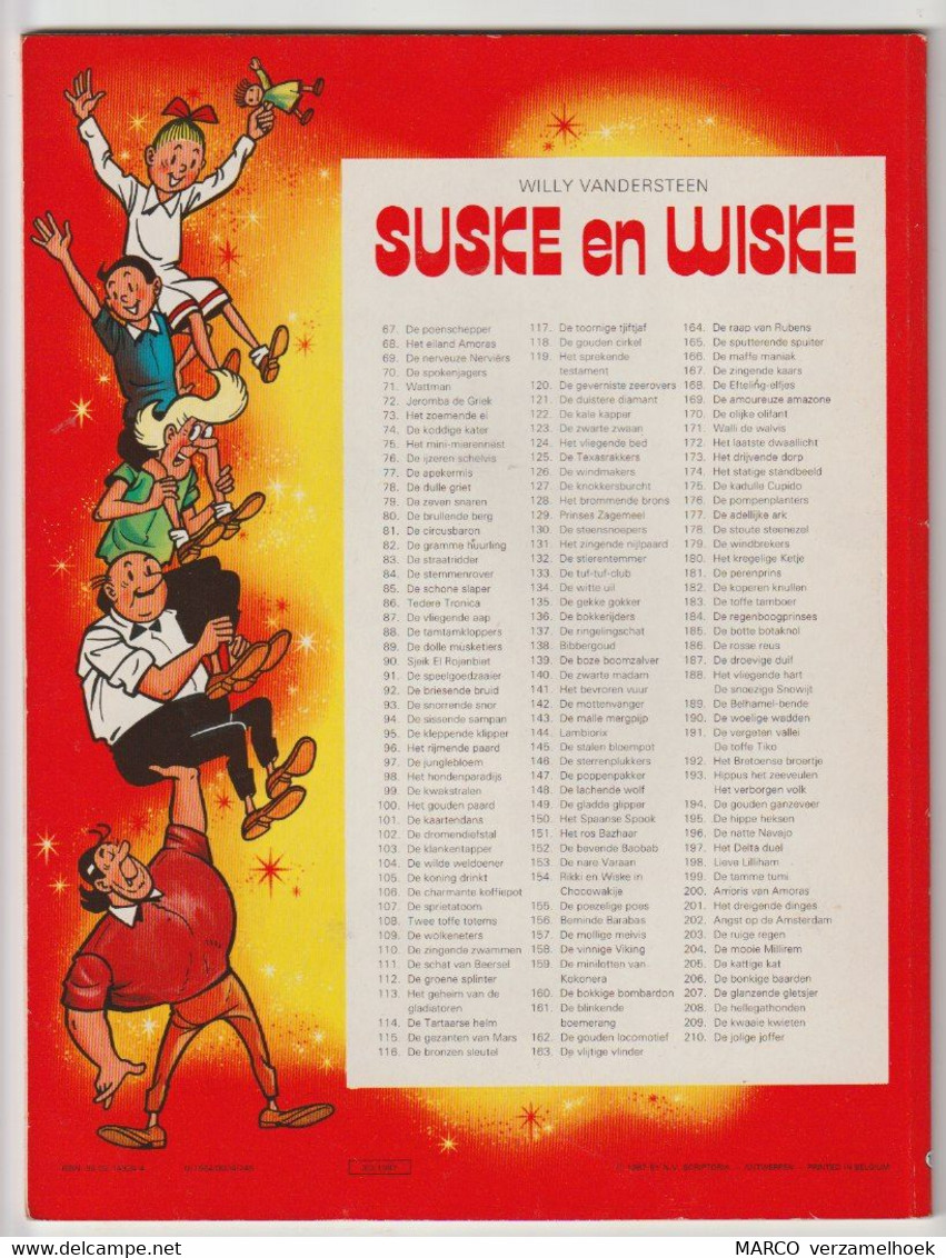 199. Suske En Wiske De Tamme Tum Willy Vandersteen - Suske & Wiske