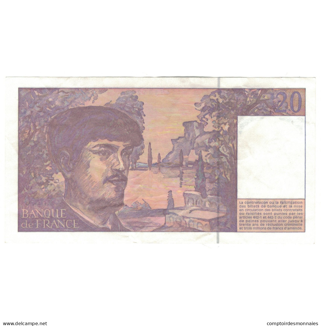 France, 20 Francs, 1997, X.050, SUP, Fayette:66 Ter.2, KM:151i - 20 F 1980-1997 ''Debussy''