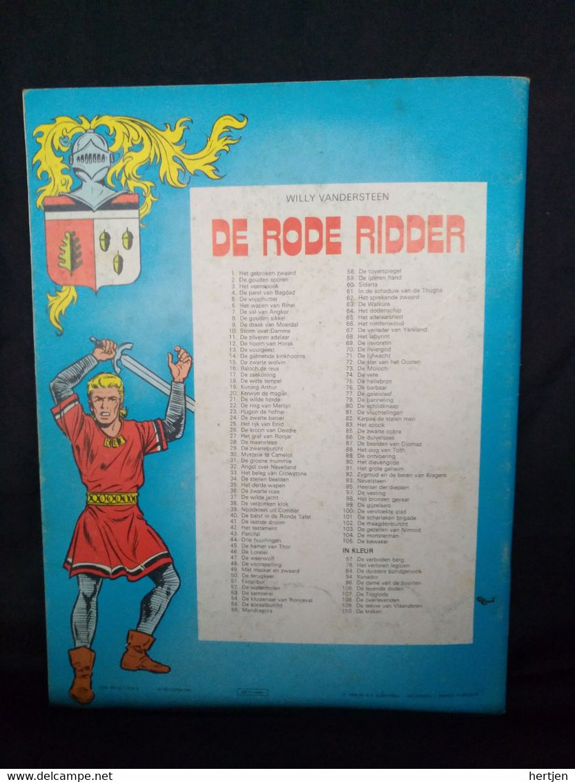 De Hamer Van Thor ,De Rode Ridder Nr. 45, Uitgave 1984 - Rode Ridder, De