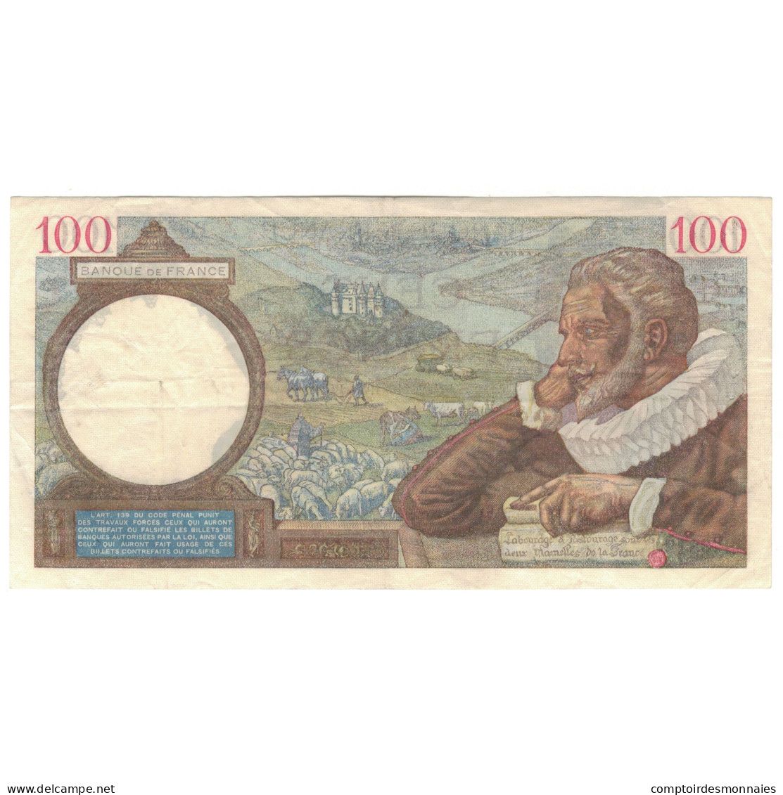 France, 100 Francs, 1939, P.3812, TTB, Fayette:26.12, KM:94 - 100 F 1939-1942 ''Sully''