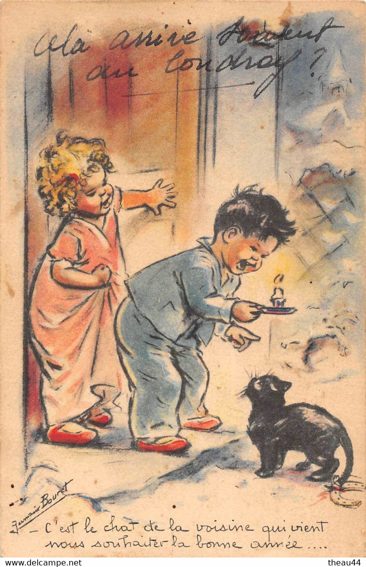 ¤¤  -  Illustrateur  " Germaine BOURET "  -  Enfants , Chat      -   ¤¤ - Bouret, Germaine