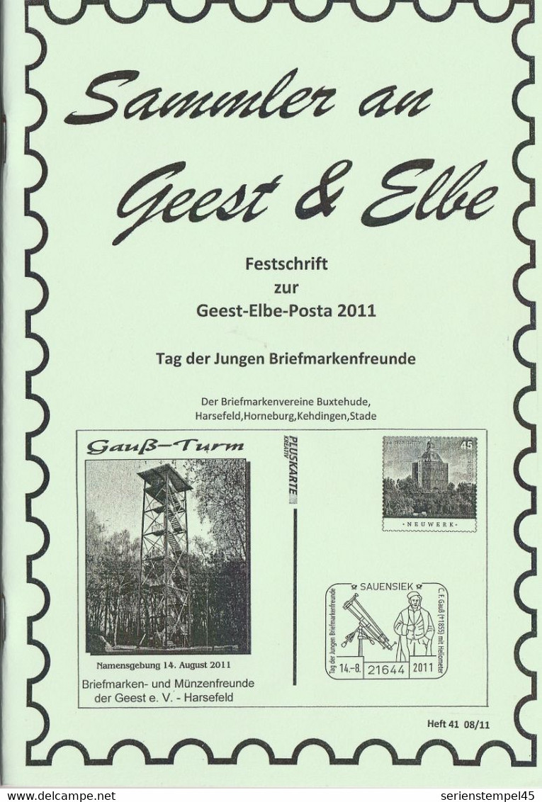 Sammler An Geest & Elbe Festschift Zur Geest Elbe Posta 2011 Motiv Carl Friedrich Gauß Mathematiker 36 Seiten - Motive