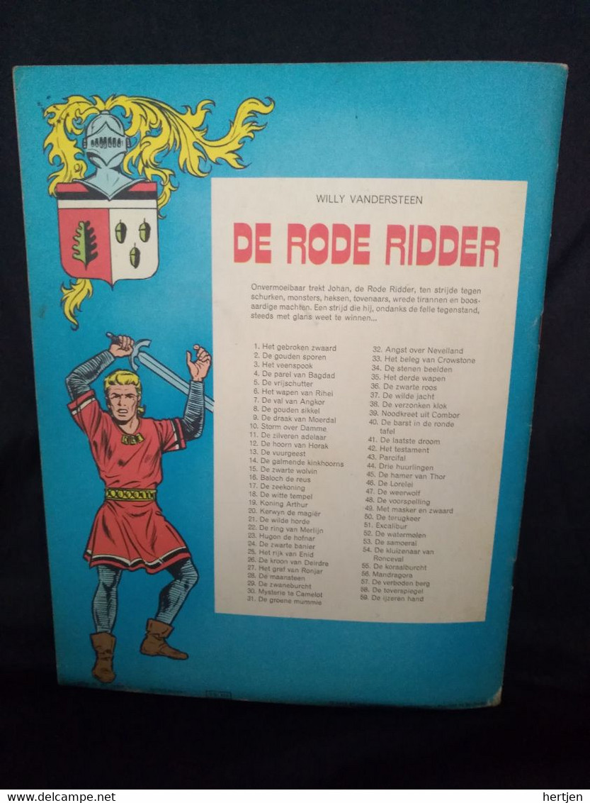 "De Rode Ridder 9 - De Draak Van Moerdal" Uitgave 1973 - Rode Ridder, De