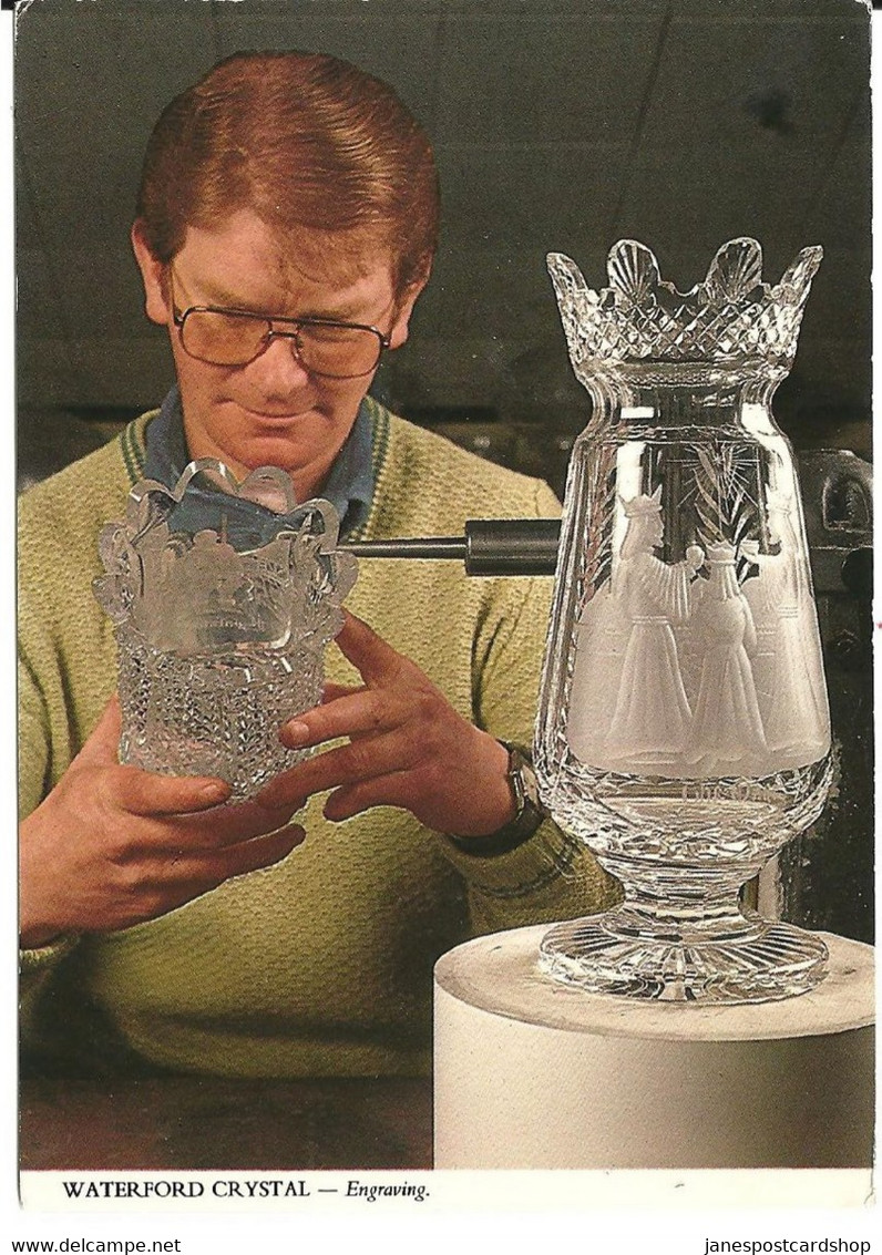 WATERFORD CRYSTAL - ENGRAVING - PUBLISHED BY JOHN HINDE - IRELAND - - Waterford