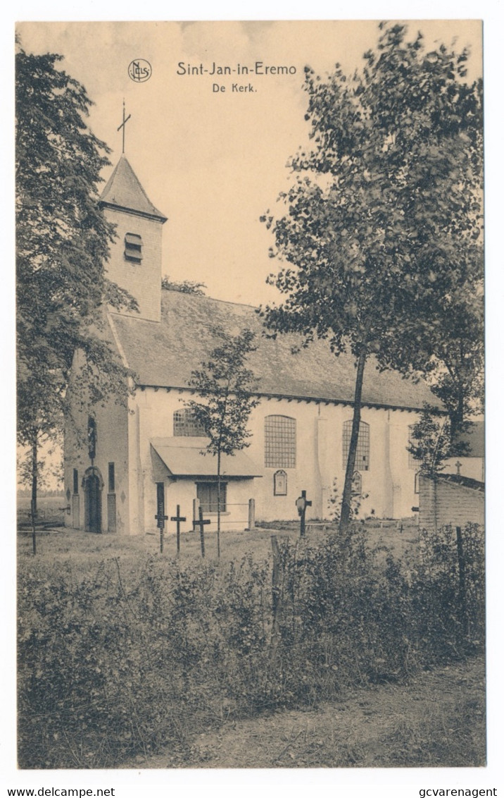 SINT JAN IN EREMO  DE KERK    2 SCANS - Sint-Laureins